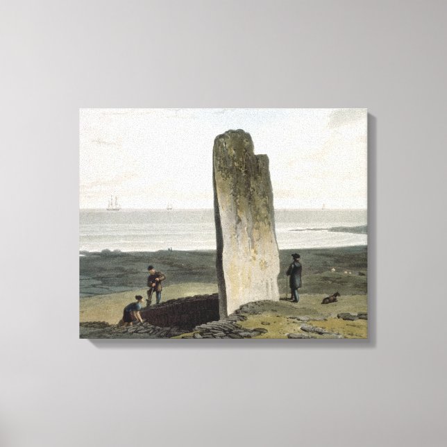 Impressão Em Tela Pedra Druida em Strather perto de Barvas, Ilha de  (Frente)