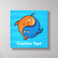 Peixe Cartoon Yin Yang