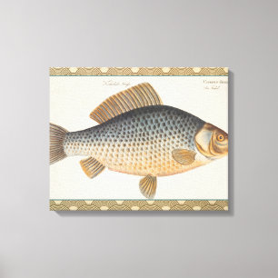 Impressão Em Tela Peixes+trabalho de arte+design+pesca+pesca+pesca