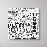 Peixes Zodiac Word Cloud Inspiration