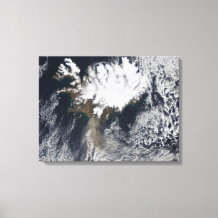 Impressão Em Tela Pena da cinza do vulcão de Eyjafjallajokull,