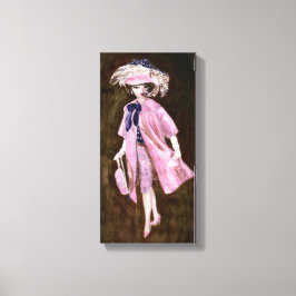 Impressão Em Tela Penas, Mauvy Silk & Suede: Moda Doll Matisse