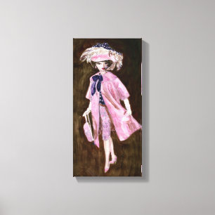 Impressão Em Tela Penas, Mauvy Silk & Suede: Moda Doll Matisse