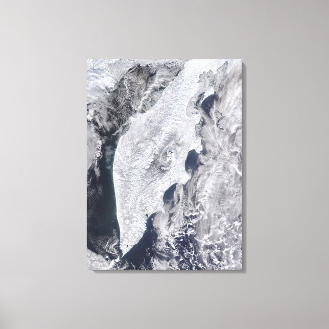 Impressão Em Tela Península de Kamchatka, Rússia Oriental 2 (Frente)