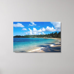 Impressão Em Tela Península de La Samana, República Dominicana,
