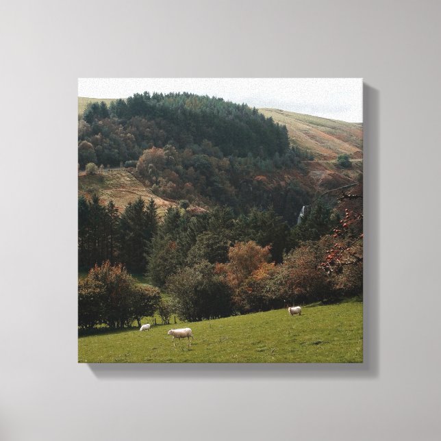 Impressão Em Tela Pennant Valley Wales (Frente)