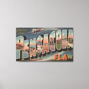 Impressão Em Tela Pensacola, Florida (aviões)