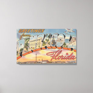 Impressão Em Tela Pensacola, Florida - grandes cenas da letra