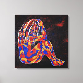 Impressão Em Tela Pensamento Profundo