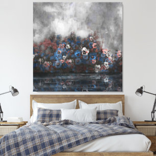 Impressão Em Tela "Pensamentos Na Névoa" 100 cm x 100 cm