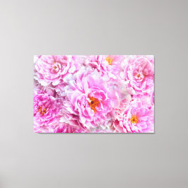 Impressão Em Tela Peônias cor-de-rosa chique