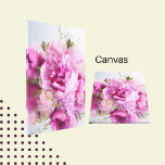 Impressão Em Tela Peônias rosa-Buquê femininas Floral<br><div class="desc">Esta tela tem uma sensação feminina com peônias cor-de-rosa macio. A canvas é cheia de exuberantes, cheios florescem em tons de rosa que quase parecem romper com a canvas. Cada pétala foi cuidadosamente detalhada para capturar todas as delicadas rampas em suas bordas. O fundo tem cor clara que ajuda a...</div>