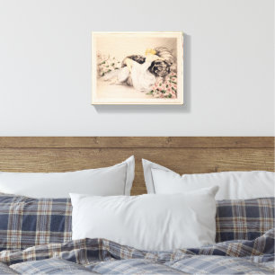 Impressão Em Tela Peonies, 1935, por Louis Icart