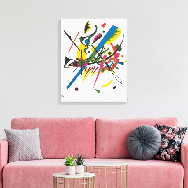 Impressão Em Tela Pequenos Mundos 1 | Kandinsky | (Insitu(Sala de estar))