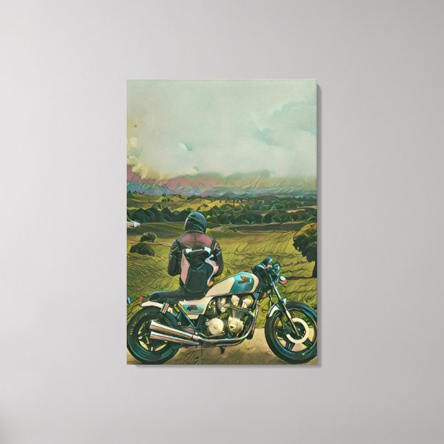 Impressão Em Tela pequenos presentes para motociclistas (Frente)