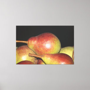 Impressão Em Tela Peras Deliciosas