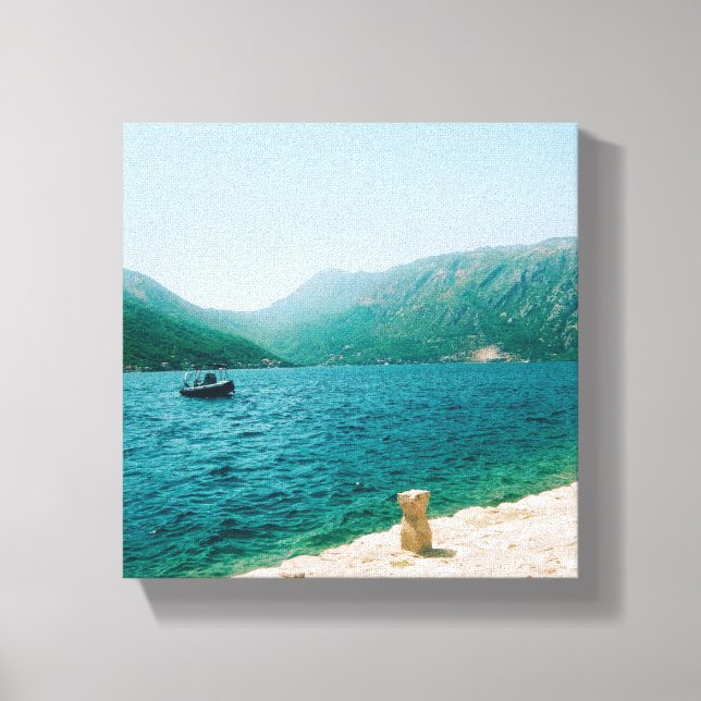 Impressão Em Tela Perast - Montenegro (Frente)