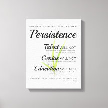 Persistência Nada no mundo pode acontecer