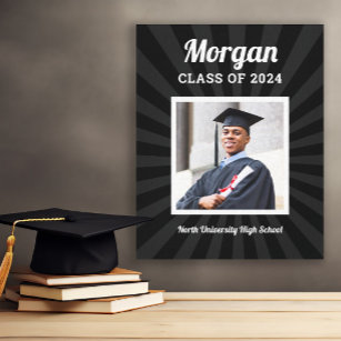 Impressão Em Tela Personalizada Classe Negra de Foto para Graduação 