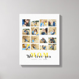 Impressão Em Tela Personalizado Amor Você Mãe 16 Família Foto