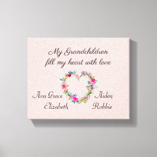 Impressão Em Tela Personalizado da Mãe