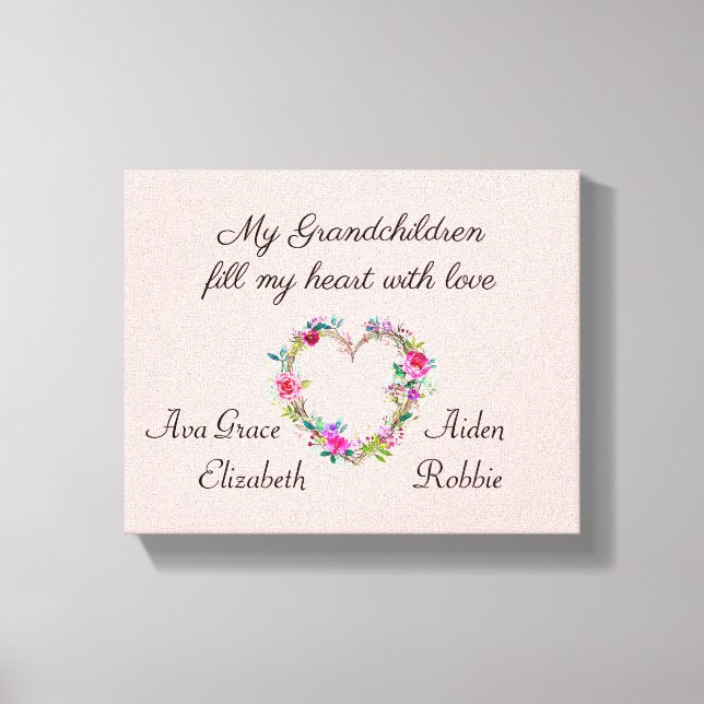 Impressão Em Tela Personalizado da Mãe  (Frente)