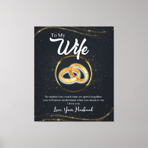 Impressão Em Tela Personalizado Para Minha Esposa   Ofertas Para Nam