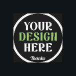 Impressão Em Tela personalizado, único, elegante e minimalista hersh<br><div class="desc">Este design é acessível a todos. Sinta-se à vontade para personalizar o logotipo,  imagens,  texto e cores de acordo com suas preferências. Muito obrigado.</div>