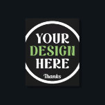 Impressão Em Tela personalizado, único, elegante e minimalista hersh<br><div class="desc">Este design é acessível a todos. Sinta-se à vontade para personalizar o logotipo,  imagens,  texto e cores de acordo com suas preferências. Muito obrigado.</div>