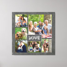 Personalizar quadro fotográfico com colagem modern