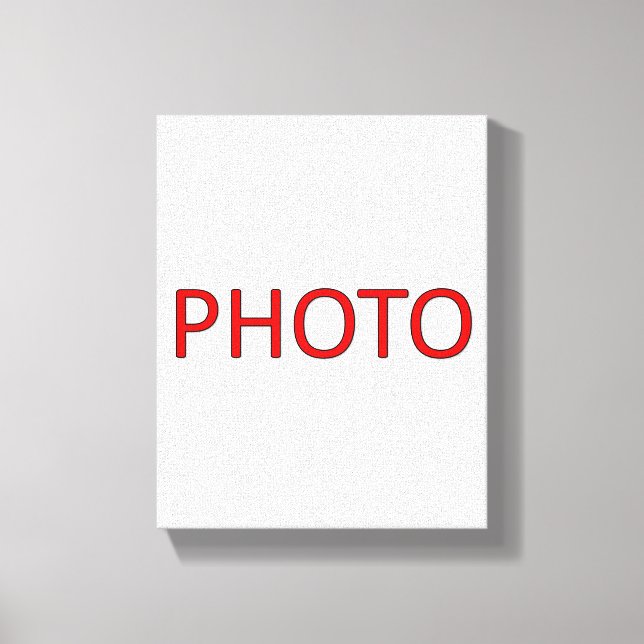 Impressão Em Tela Personalizável com foto (Frente)