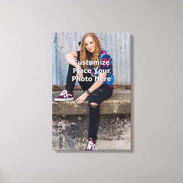 Impressão Em Tela Personalize com sua foto (Frente)