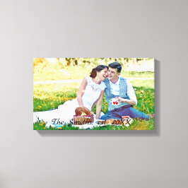 Impressão Em Tela Personalize Sua Foto de Casamento Favorita Em