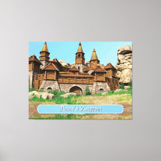 Impressão Em Tela Personalized Castle for Kids