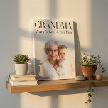 Impressão Em Tela Personalized Photo Gift | World's Best Grandma<br><div class="desc">A beautiful way to celebrate the world’s best Grandma. Turn your favorite photo into a stunning, meaningful piece of wall art that honors love, family, and memories. This personalized canvas features the heartfelt phrase “World’s Best Grandma, ” creating a timeless keepsake she will cherish every day. Designed with a clean,...</div>
