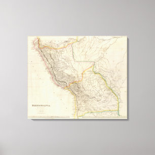 Impressão Em Tela Peru e Bolívia