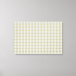 Impressão Em Tela Pés de Bebê