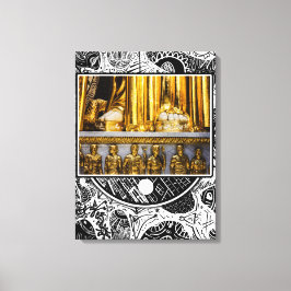 Impressão Em Tela Pés de Dourado