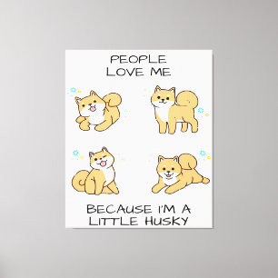 Impressão Em Tela Pessoas me amam porque eu sou um Rouco