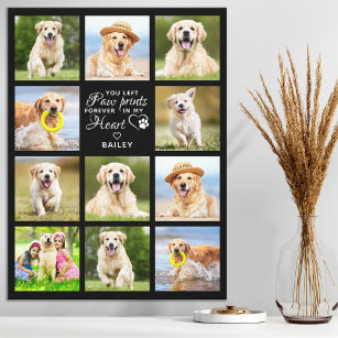Impressão Em Tela Pet Memorial Personalizado Presente Pet Perda Pet