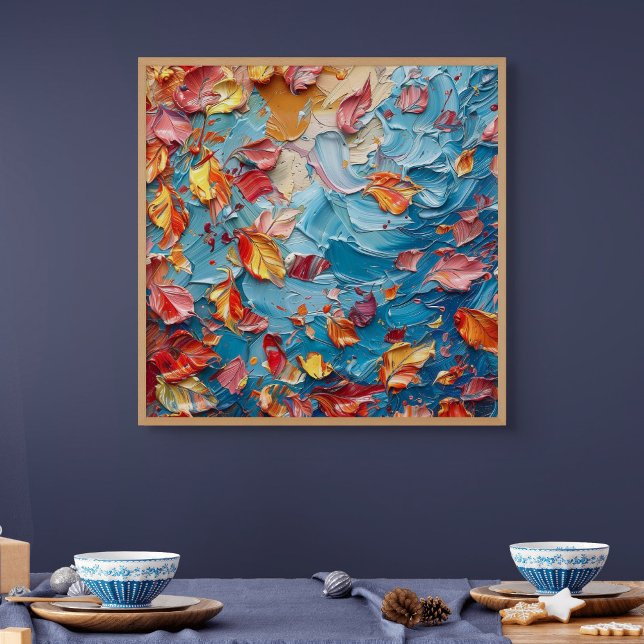 Impressão Em Tela Petals in Motion – Expressive Abstract Floral (Petals in Motion – Expressive Abstract Floral Art)