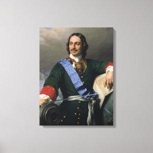 Impressão Em Tela Peter mim o grande 1838