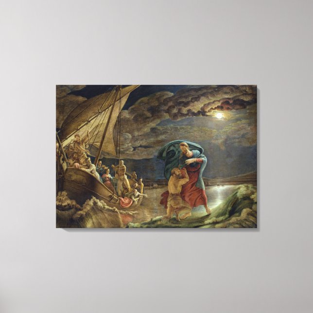 Impressão Em Tela Peter Walks on Water, 1806 (Frente)