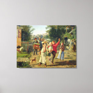 Impressão Em Tela Petrushka está vindo, 1888