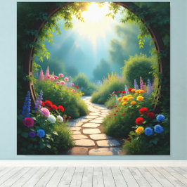 Impressão Em Tela Pfad der Rosen