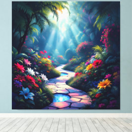 Impressão Em Tela Pfad der Rosen