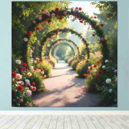 Impressão Em Tela Pfad der Rosen