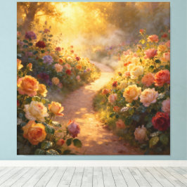 Impressão Em Tela Pfad der Rosen