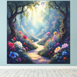 Impressão Em Tela Pfad der Rosen