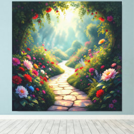 Impressão Em Tela Pfad der Rosen